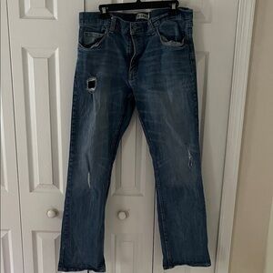 True Craft Men's Straight Blue Jeans